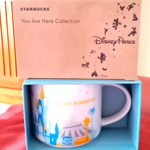 DISNEY AND STARBUCKS "YOU ARE HERE" COLLECTION MUG - Picture 1 of 9
